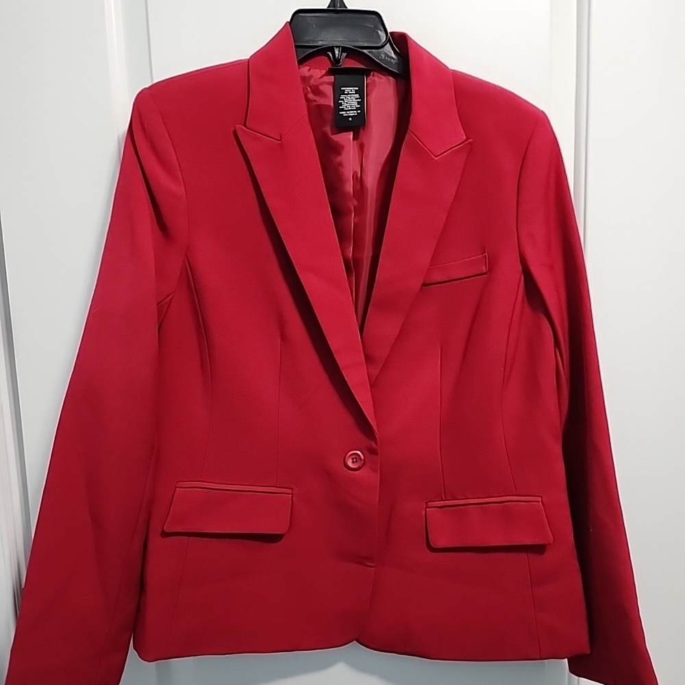 Sears Women's Vibrant Red Blazer